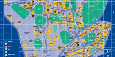 Usyd خريطة الحرم الجامعي