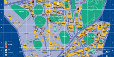جامعة سيدني خريطة