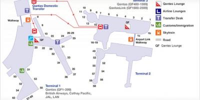 خريطة مطار سيدني